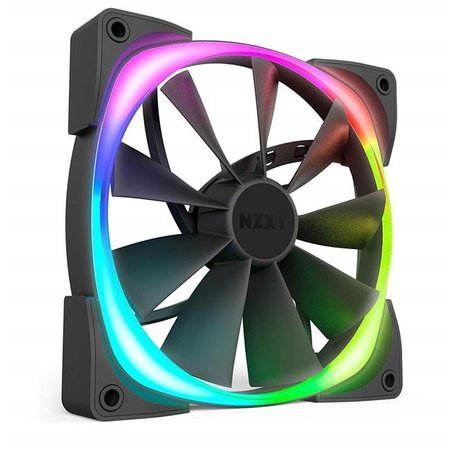 NZXT NZXT HF-28120-B1 Aer RGB 2 120 mm LED Case Fan for HUE 2 Powered by CAM HF-28120-B1